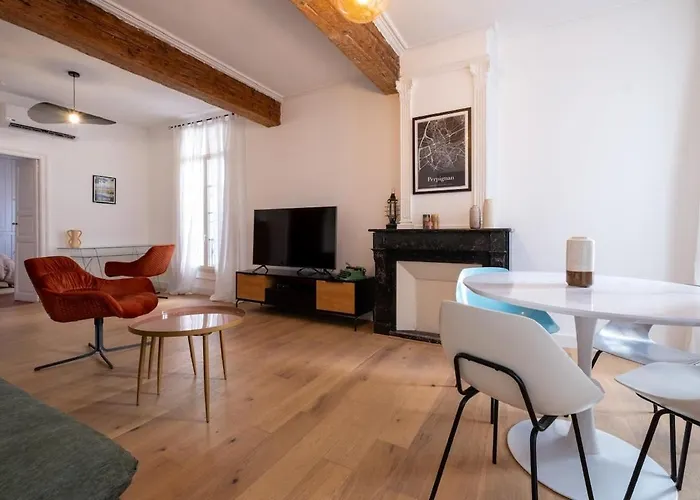 Le Cocon D'or Centre 公寓 佩皮尼昂